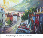 Early Morning in St. John's-1, Oil on Canvas